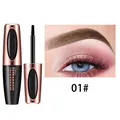 Peel-off eyebrow gel shade 01 waterproof and long-lasting natural makeup effect - Brown