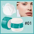 QICIY Pilzkopf-Fixierpuder Nr. 01 für ein langanhaltendes natürliches Make-up-Finish - Helles Weiß (#01)