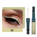 QICIY glitter liquid eyeliner in shade 3# for a waterproof sparkling and long-lasting eye look - Champagne Gold (3#)
