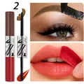 Dual-ended peel-off eyebrow gel and lip tint in waterproof long-lasting formula - 20.00g / No.02