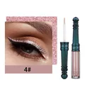 Shimmering rose gold liquid eyeliner with ornate dark green handle, shade 4# - Rose Gold (4#)