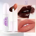 QICIY long-lasting stain and go lip gloss mask in various shades for a bold finish. - 02# Coral Pink