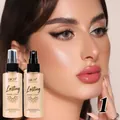 QICIY Professional Long-Lasting Shine Light Makeup Setting Spray 100ml Waterproof Set - 01# Gold Pearlescent Style / 100ml
