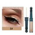 Langanhaltender wasserfester goldener flüssiger Glitzer-Eyeliner Farbton 5# - Champagner Rosa (5#)