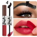 Waterproof dual-ended peel-off eyebrow tint and red lip gloss makeup set - Variant 4 - 20.00g / No.04