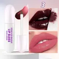 Long-lasting lip gloss masque in shade 3 with high-shine and glitter finish. - 03# Wine Red