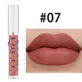 QICIY matte lip gloss liquid lipstick in shade #07 dusty rose finish - #07