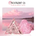 FORMBO 2-in-1 pink fragrance triangular soap bar for hair and body deep cleansing - Pink