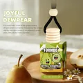 FORMBO Joyful Dewpear désodorisant voiture bouteille en verre suspendue avec bouchon bois - Parfum Joyful Dewpear (FBCZ069-25)