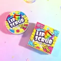 Exfoliante labial hidratante QICIY con envase pop art con colores del arco iris - Exfoliante Labial de Tres Colores (QZY-1140)