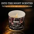 Candela profumata FORMBO INTO THE NIGHT di lusso in elegante vasetto di vetro nero, 80g - Into The Night (FBLZ005-25) / 80.00g