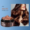 FORMBO temporary brown hair clay #06 for long-lasting styling and easy instant coloring - Brown (FBRF006-25#BROWN)