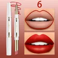 QICIY 2-in-1 double-ended lip liner and matte lipstick pen in shade 6 - Color 6 (Q1116#6) / 2.0g