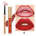 QICIY professionelles mattes Lippenkonturenstift und Lipgloss Set in der Farbnummer 8 - Farbe 08 / 3.2g