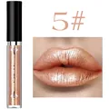 QICIY professional glitter liquid lip gloss and eyeshadow in shade 5 with high-shine metallic finish - 5# / Orange Gold Copper