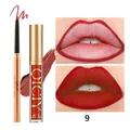 QICIY Matte Lippenkonturenstift und Lipgloss Set #9 Langanhaltend - Farbe 09 / 3.2g