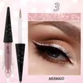 QICIY shimmering liquid eyeliner in shade 3 Mermaid with fine glitter pearl finish - Mermaid (03#)