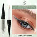 QICIY flüssiger Starlight Silvery Glitzer Eyeliner für ein funkelndes Augen-Make-up. - Sternenlicht Silber (06#)