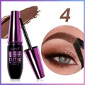 Professional QICIY peel-off eyebrow tattoo gel #4 shown with application results - Tan