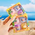 Meidian 4-piece fruity lip balm set for deep moisturizing and nourishment at the beach - Lip Mask Set (MD936) / Set of 4