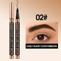 BMBM four-pronged waterproof liquid eyebrow pen in shade 02# brown - 02# Black