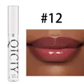 QICIY #12 matte pearl lip gloss, non-stick cup lip glaze for glamorous looks - Crescent Moon Star