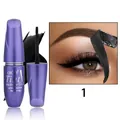 QICIY long-lasting waterproof peel-off eyebrow tint gel for defined natural brows - 10.00g / Q553-01 / Black