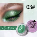 QICIY shimmer cream eyeshadow in 03# glittering green finish - Emerald Green (03#)