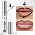QICIY Peel Off Lip Liner Tattoo Matte Finish Long Lasting Lip Makeup Stain No. 4 - Cool Cocoa (Q1131-04) / Normal Specification