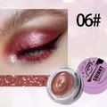 Schimmernder Creme-Lidschatten 06# Roségold mit funkelndem Augen-Make-up - Rotbraun (06#)