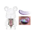 Multichrome chameleon liquid eyeshadow in a cute bear bottle, shade 03# glitter finish. - 03-Purple Green Chameleon Style