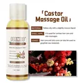 Detalle de la botella de aceite de masaje de ricino FORMBO 118ml para cabello y piel - Aceite de Masaje de Ricino