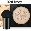 Detailed view of mushroom head air cushion BB cream #02 Ivory with puff applicator - Mushroom-shaped Cushion Foundation / Ivory