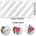 Istruzioni per l'uso toppa ricamata mongolfiera cuore con le dimensioni 10x20cm - Adesivo forte biadesivo / 20cm x 10cm