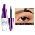 QICIY peel-off tattoo eyebrow gel in 2# light brown for long-lasting waterproof wear. - 02# Light Brown (Q538)