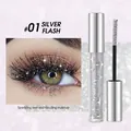 QICIY Silver Flash glitter mascara for shimmering, waterproof, and voluminous lashes - 5g Pack / Silver (#01)