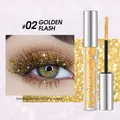 QICIY #02 golden flash glitter mascara for voluminous and sparkling eye makeup effects - 5g Pack / Gold (#02)