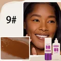 Full coverage QICIY BB cream foundation shade 9# with a soft blur matte finish - Shade 09