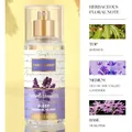 Relaxing lavender and vanilla essential oil mist in 88ml gold spray bottle for sleep aid - Lavender Vanilla (VS8801(F))