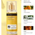 Relaxing sandalwood and vanilla body fragrance mist spray in a 88ml gold-accented bottle - Sandalwood Vanilla - Stress Relief (VS8803(F))