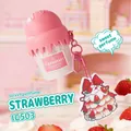 Profumo spray corpo a forma di gelato alla fragola con ciondolo portachiavi carino. - Al Profumo di Fragola (IC503)