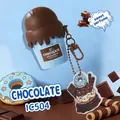 Profumo spray gourmet a forma di gelato con ciondolo decorativo per portachiavi al cioccolato - Al Profumo di Cioccolato (IC504)