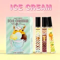 Set regalo collezione di profumi Venti Sweet Ice Cream con tre fragranze a lunga durata da 10ml - Crema di Cocco/Cacao Caldo/Formaggio Mango (NAS3-1)