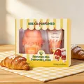 Gourmet perfume mist and hand cream gift set with bread-themed packaging and cupcake bottle - Bread (IC502-1)