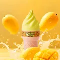 Profumo corpo 100ml aroma mango e formaggio in un flacone a forma di gelato - Profumo al Mango al Formaggio (IC108) / 100ml