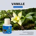 FORMBO vanille geurende auto luchtverfrisser fles met houten dop en ophangkoord - Vanillegeur (FBCZ121) / 8ml