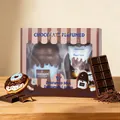 Chocolate scented perfume mist and hand cream gift set with dessert themed packaging - Chocolate (IC504-1)