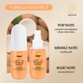 FORMBO alcohol-free vanilla coconut body spray for hair and body orange liquid 50ml - Vanilla Coconut / 50ml