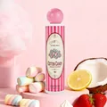 Cotton candy scented body fragrance mist in a 168ml pink striped bottle with sweet fruit props - Cotton Candy Style (BBW1016)