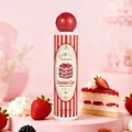 Cute strawberry cake scented fragrance mist bottle with red striped design - Strawberry Cake Style (BBW1017)